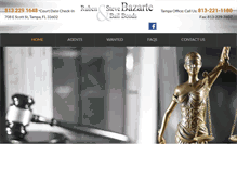 Tablet Screenshot of bazartebailbonds.com